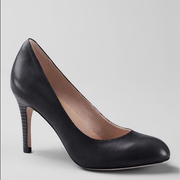 Lands' End Shoes - Lands’ End Ashby Essential Leather Pump